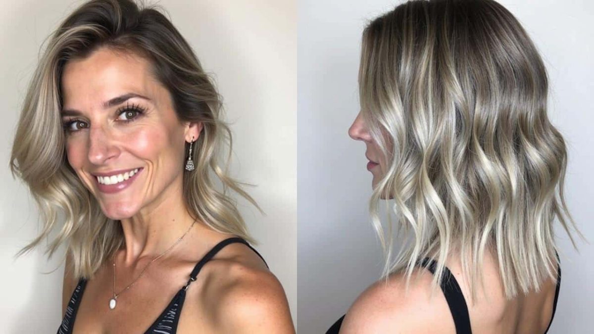 Salt-and-pepper hair: the “High-Low” balayage that makes it shine
