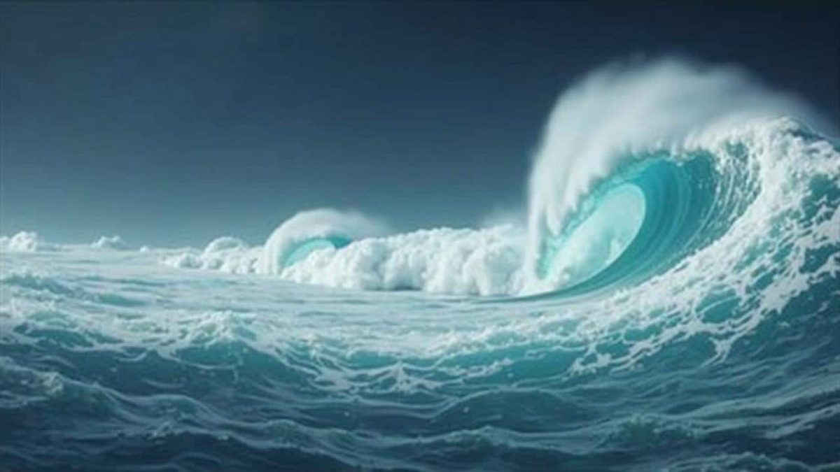 Satellites detect titanic 35-metre waves in the middle of the Pacific