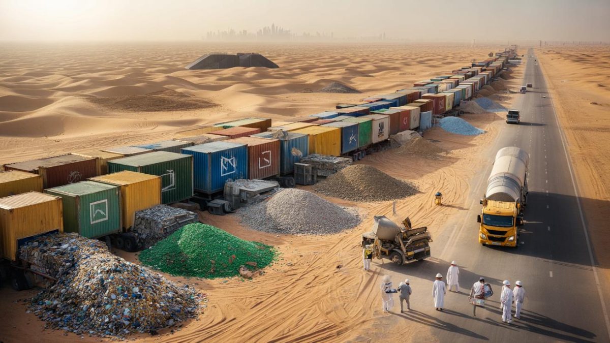 The Secret Desert Treasure Trove: Why the Middle East is Hoarding Recycled Waste for Construction