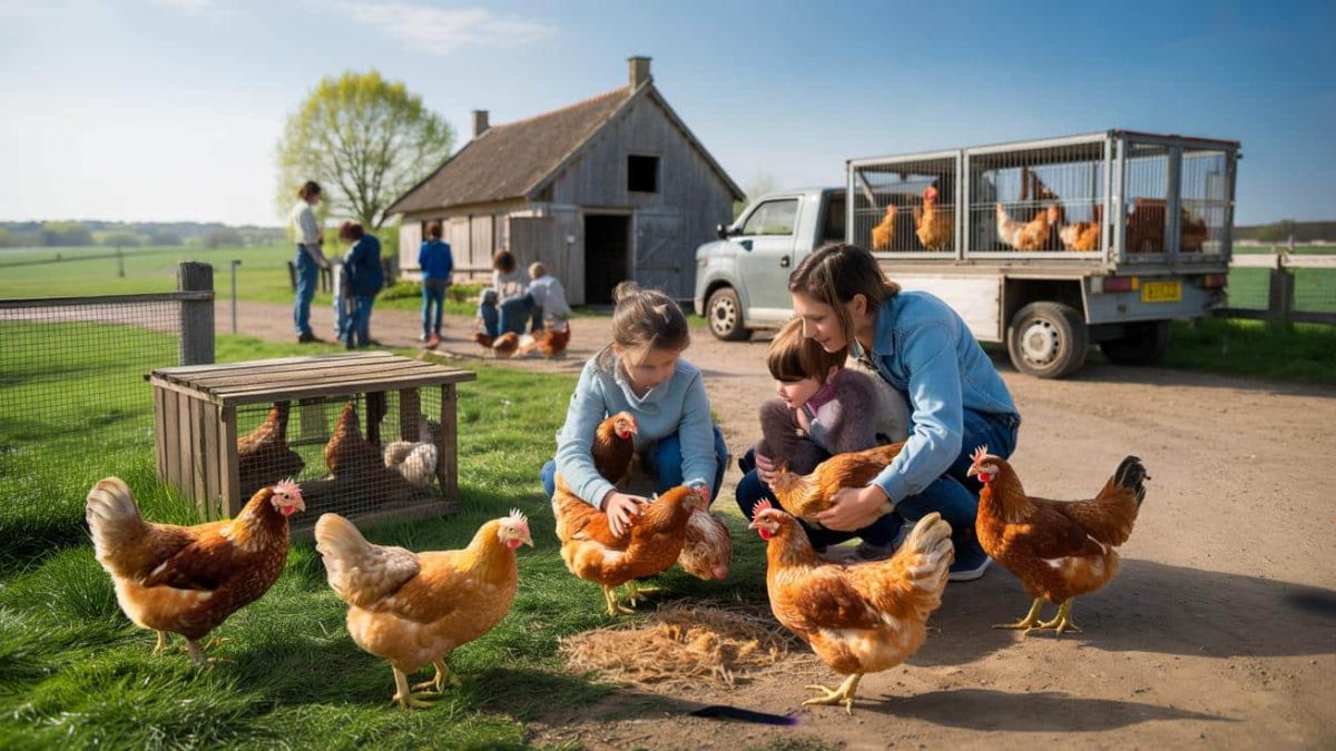 Saving hens from the slaughterhouse: 3,000 chickens up for adoption in northern France