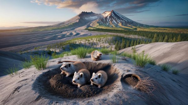 Scientists Once Released Gophers On A Volcano. Decades Later, They’ve Turned Out To Be Ecological Legends