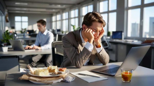 Scientists Reveal Why Some People Feel an Energy Crash Exactly Two Hours After Lunch