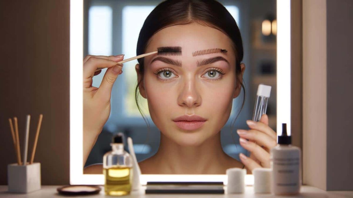 Simple brow lamination techniques create fuller thicker brows without salon visits