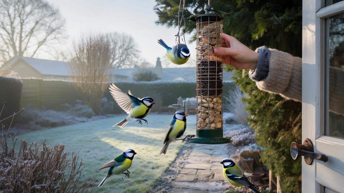The Incredible Punctuality of Blue Tits: How a Simple Feeder Ritual Brought Daily Joy to This Gardener’s Life