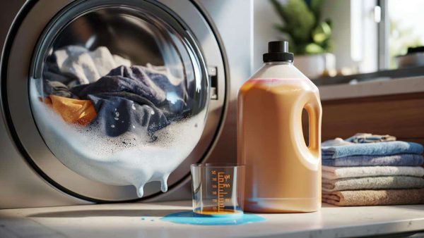 Stop using too much detergent, cleaning specialists say it leaves residue on fabrics