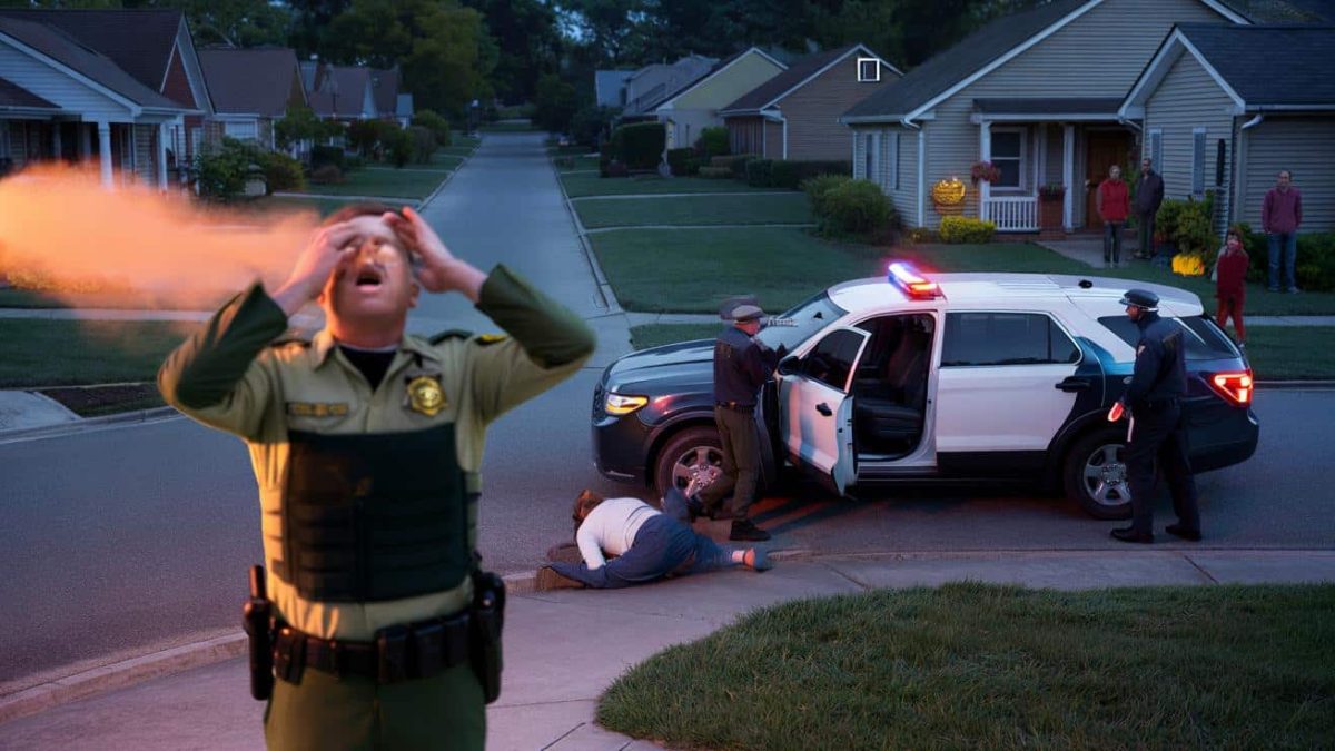 Shocking Showdown: Suburban Man Pepper Sprays Deputy in Suburban Standoff