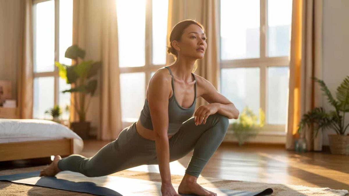The 10 minute morning stretching routine that physical therapists recommend for people who sit at a desk all day long