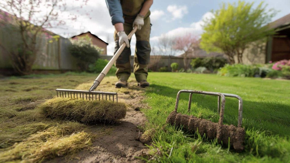 The 2 simple tools gardeners swear by for a tougher, moss‑free lawn this spring