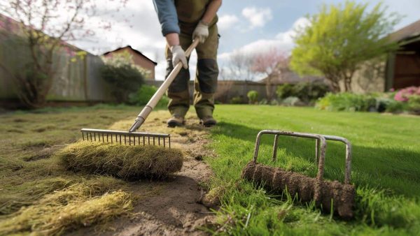 The 2 simple tools gardeners swear by for a tougher, moss‑free lawn this spring