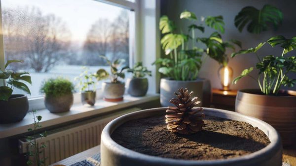 The ancients knew: this simple pine cone feeds your plants better than fertiliser in winter