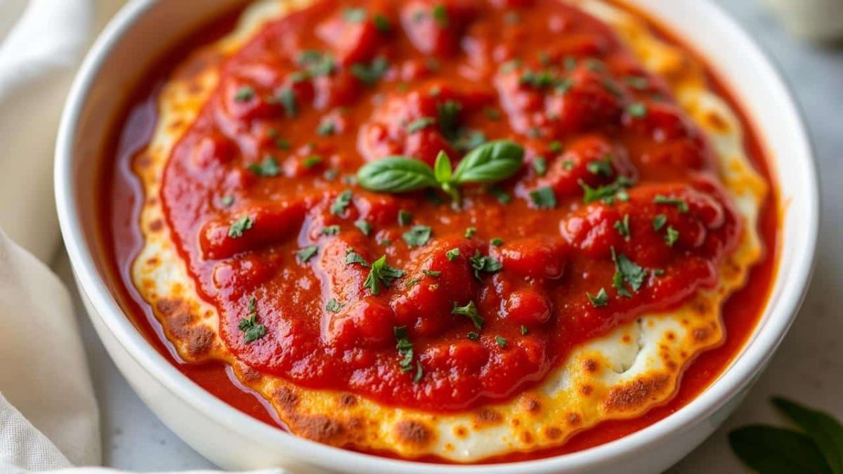 The best homemade pizza sauce recipe using San Marzano tomatoes that only takes three minutes to prepare and tastes extraordinary