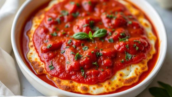 The best homemade pizza sauce recipe using San Marzano tomatoes that only takes three minutes to prepare and tastes extraordinary