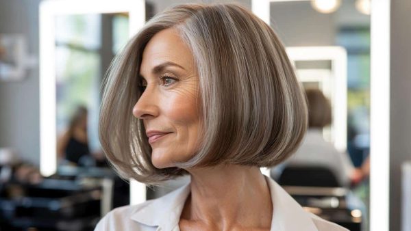 The “broom bob”: the mid-length haircut trend for spring 2026