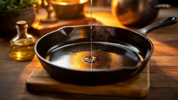 The cast iron pan seasoning method that prevents rust and builds a nonstick surface better than any coated pan you can buy