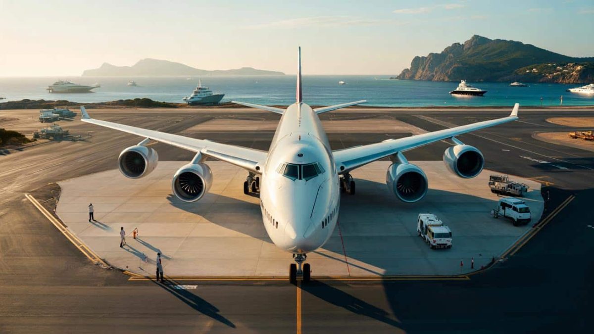 The emir of Qatar travels in a private jet so massive that it reportedly helped modernise an entire airport in Sardinia