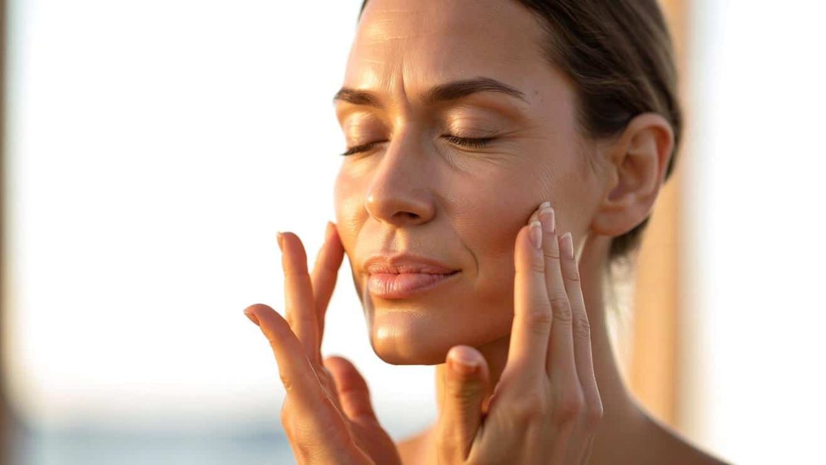 The facial massage technique using just your fingertips that reduces puffiness and jaw tension every single morning in five minutes
