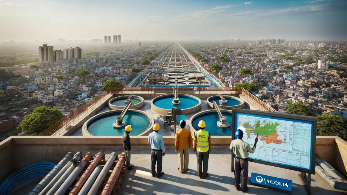 The French group Veolia lands a record contract in India’s second-largest city to secure drinking water for 22 million people