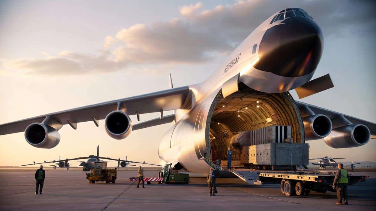The future largest plane in the world could be diverted from its original mission to become the US military’s all‑purpose hauler