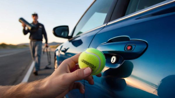 The “genius” tennis ball trick to unlock your car when you left the keys inside