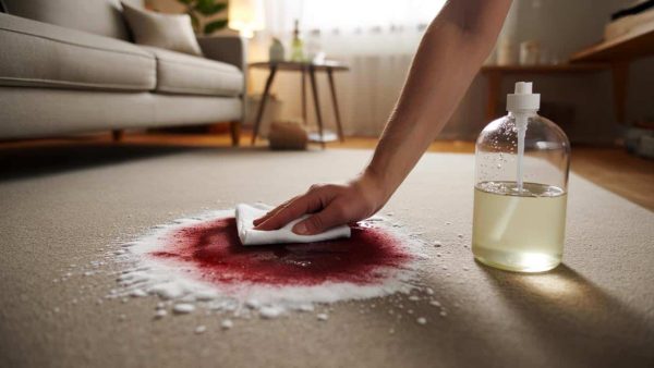 The low cost household trick that removed carpet stains quickly without expensive products