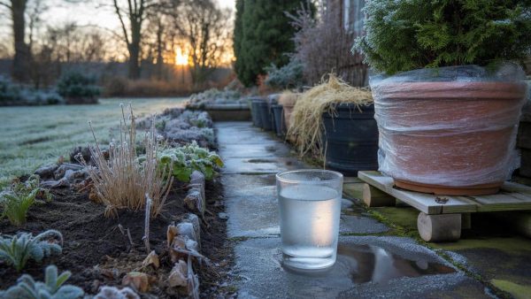 The odd winter trick with a glass of water that secretly saves your garden