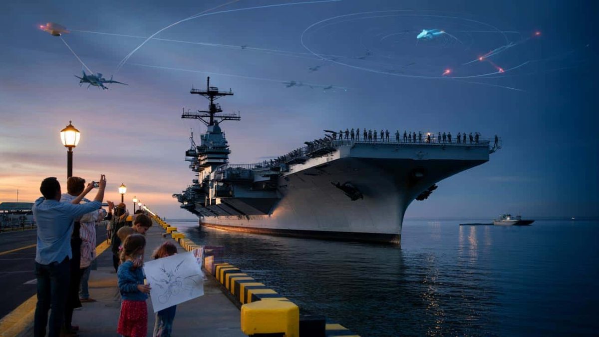 The return of the aircraft carrier Truman is seen as a snub to the Navy in the war of the future