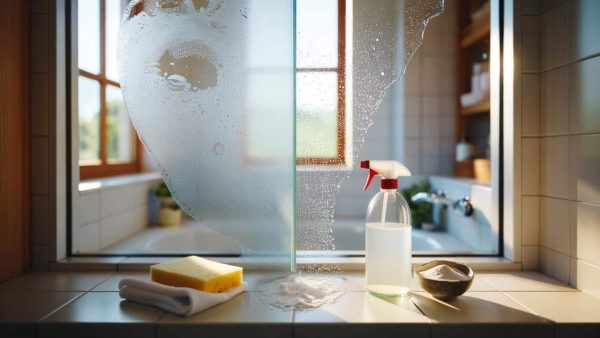 The simple household trick that removed hard water stains from glass in under an hour