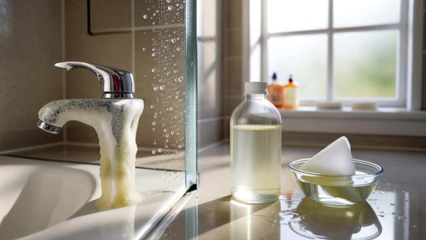 The simple kitchen staple that eliminated bathroom limescale without harsh chemical cleaners