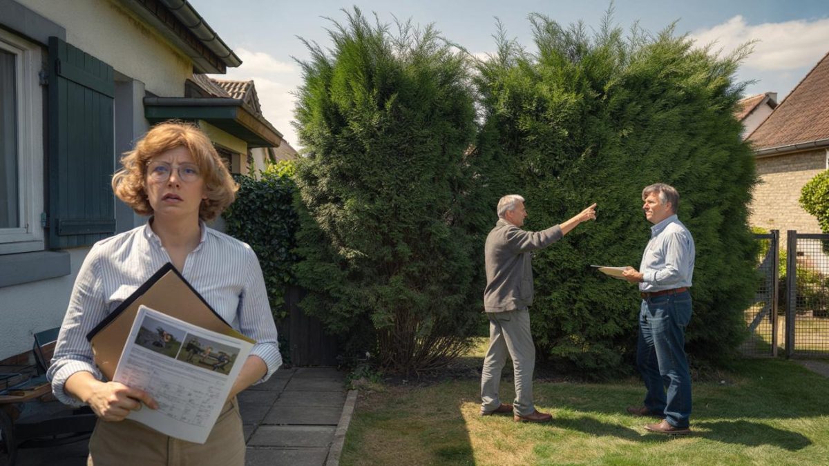 The trick to force your neighbour to trim their hedge