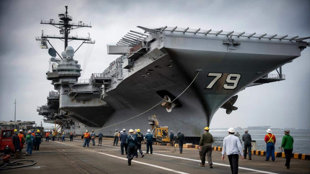 The U.S. Navy’s New Nuclear-Powered Aircraft Carrier John F. Kennedy Is Finalizing Preparations Ahead of Sea Trials