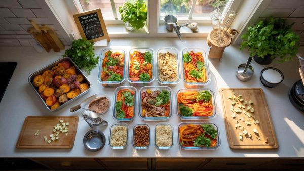 The weekly meal prep routine that saves three hours of cooking time and reduces food waste by using every ingredient twice