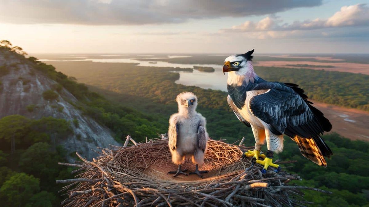 Exclusive: World’s Largest Harpy Eagle Chick Discovered in Brazil’s Untamed Pantanal Rainforest