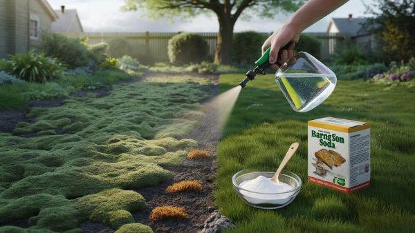 This 75-cent kitchen powder clears moss from lawns without vinegar – gardeners stunned by the results