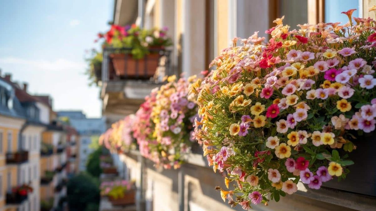 This cascading ‘million bells’ flower needs planting now for balcony boxes overflowing all summer