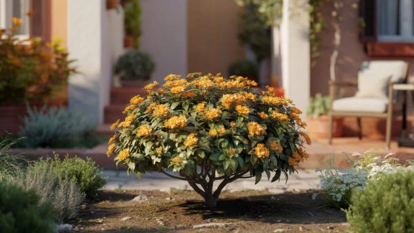This compact ornamental shrub with bright orange flowers from late spring to fall is perfect for small landscapes