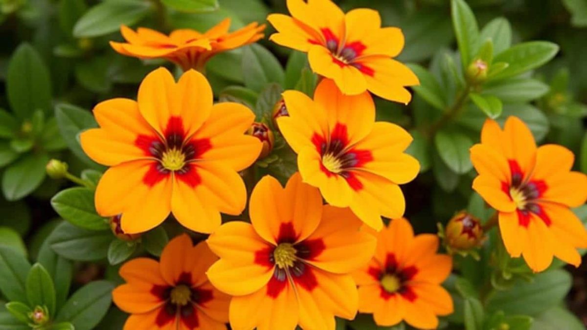 This compact perennial shrub with vivid orange blooms from May to autumn is perfect for small gardens