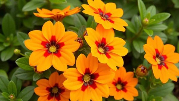 This compact perennial shrub with vivid orange blooms from May to autumn is perfect for small gardens