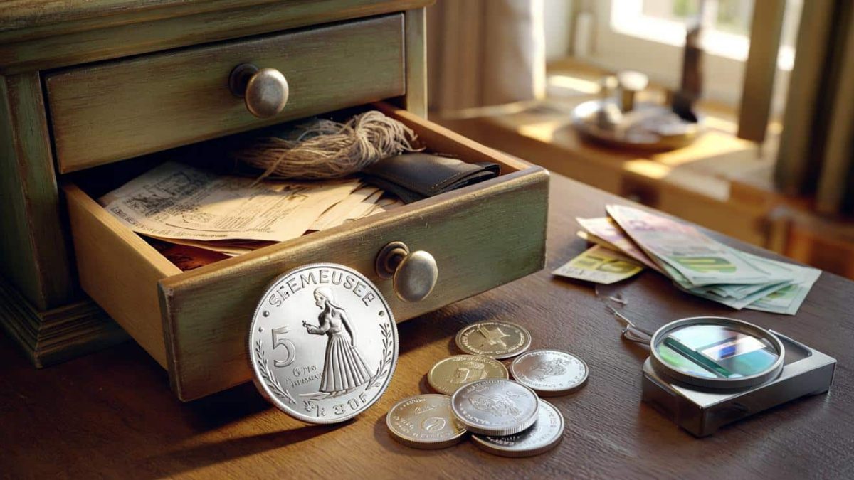 This forgotten 5 franc coin at the back of a drawer is now worth a small fortune
