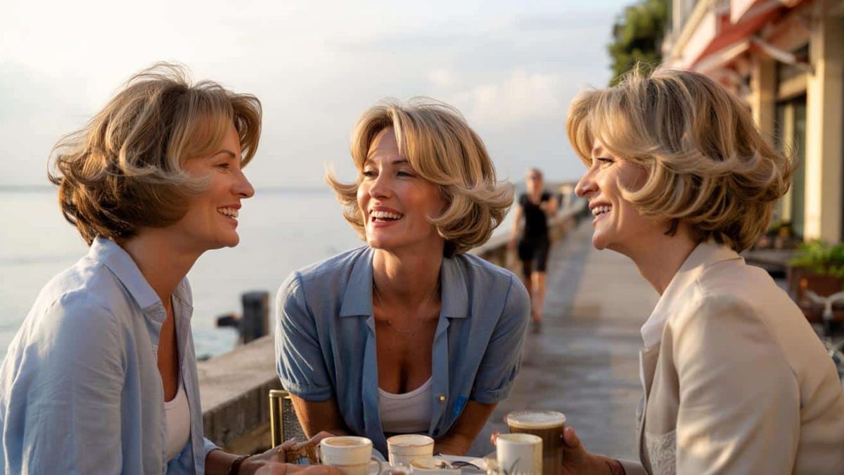 This haircut adapts well to women over 50 whose hair reacts to humidity