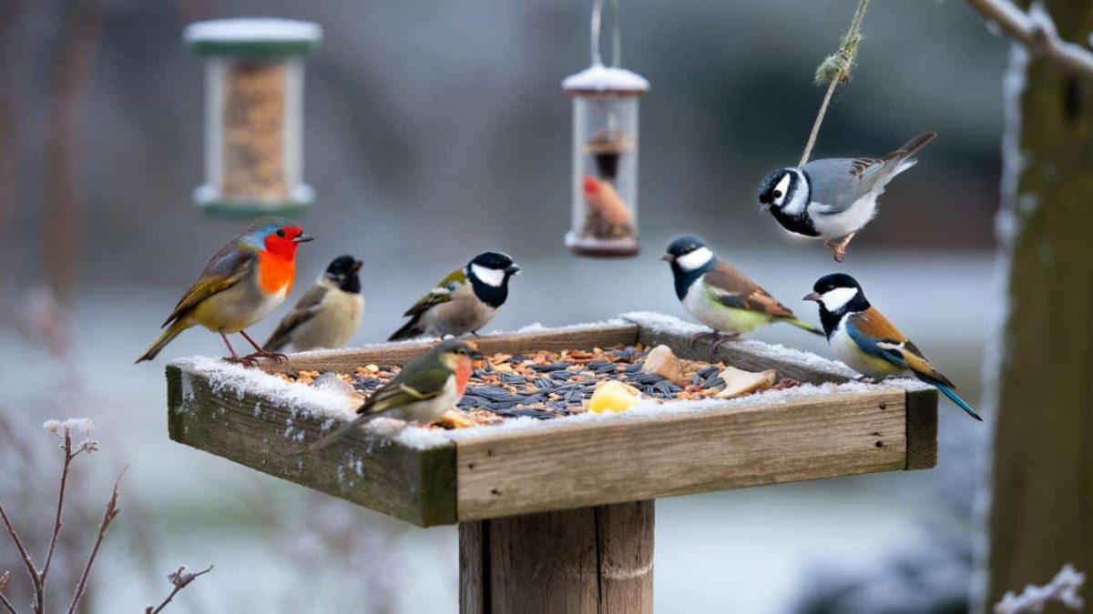 This simple wooden bird feeder beat every fancy gadget in a winter garden test
