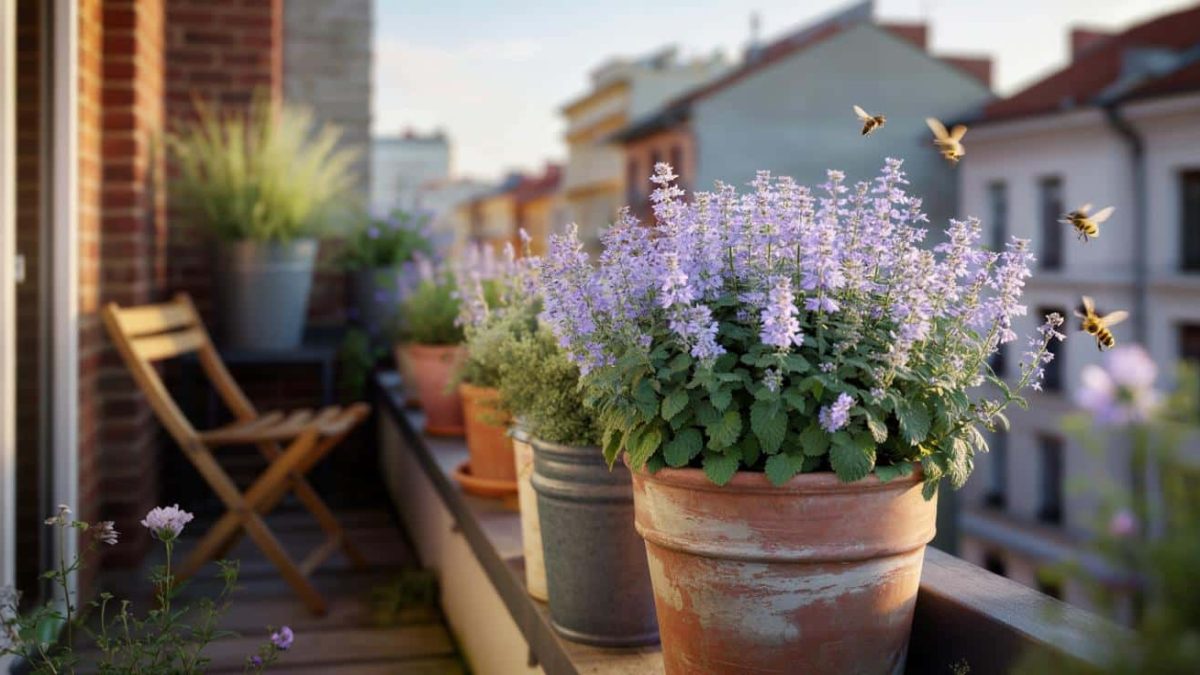 This space saving perennial with soft lavender blooms from May through October thrives in compact outdoor areas
