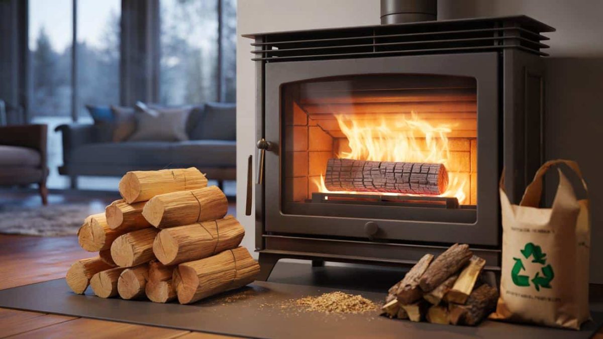 This specific type of log is up to 300% more efficient than traditional firewood