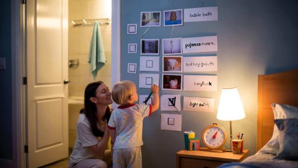 This Visual Bedtime Chart Ended Power Struggles for 4-Year-Olds Overnight