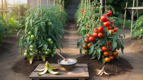 Tomatoes: the natural trick with two free scraps that turns leafy plants into XXL harvests in weeks