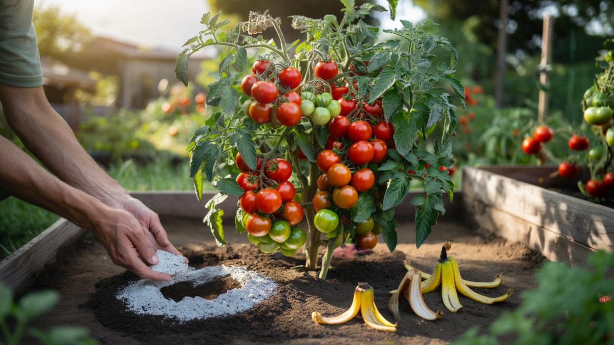 Tomatoes: The natural trick with two free “wastes” that turns a leafy plant into an XXL harvest in weeks
