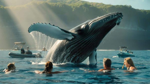 Shocking Encounter: Aggressive Whale Shakes Up Réunion Island’s Tranquil Waters