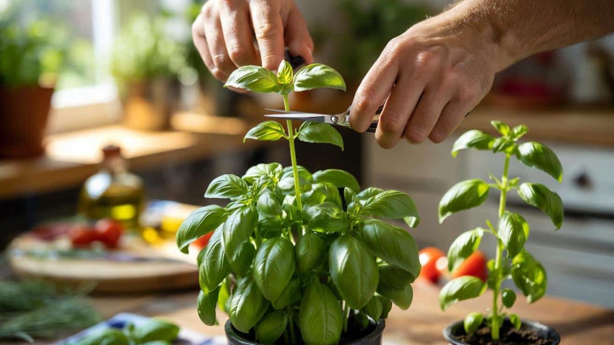 Trim your basil regularly: the one method that prevents it from flowering too early
