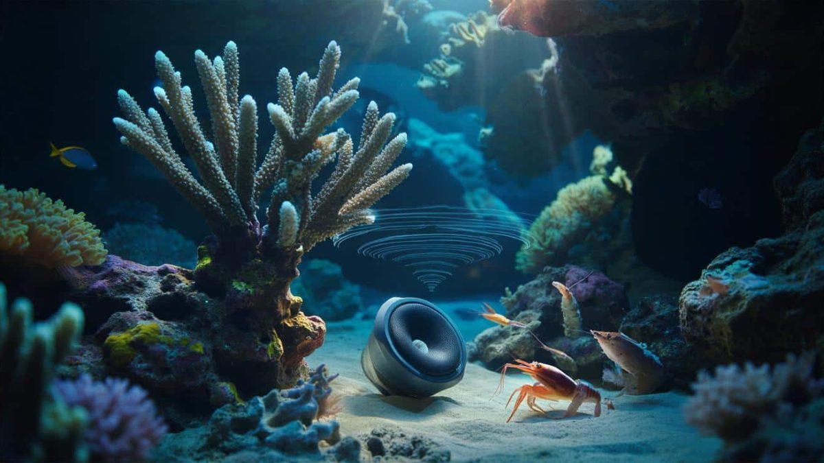 Researchers studying coral reefs found colonies growing toward specific sound frequencies emitted by crustaceans