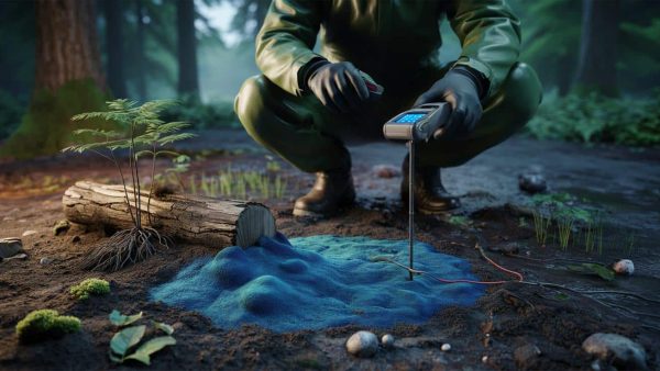 A rare blue fungus spreading through European forests is astonishing scientists with its ability to absorb heavy metals from soil