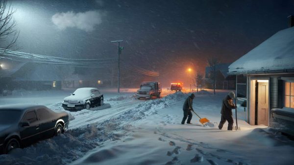 Winter storm warning issued amid concern the system could stall and prolong hazardous conditions